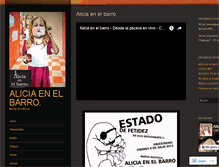 Tablet Screenshot of aliciaenelbarro.com